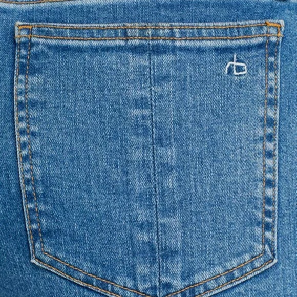 Rag & Bone Nina High Rise Ankle Skinny Jeans Denim Button Fly Size 30 Inseam 26 - Picture 7 of 16